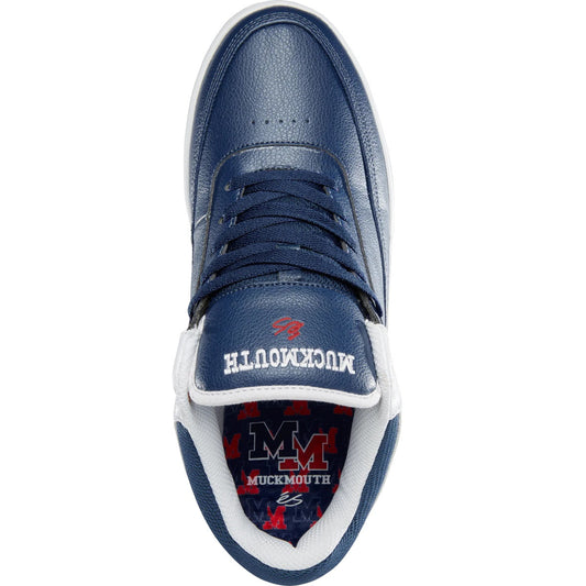 éS Shoes Stylus Mid X Muckmouth - Blue/White