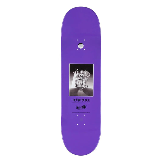 Welcome x Beetlejuice Showtime on Popsicle Deck - 8.5″ Black/Purple Dip