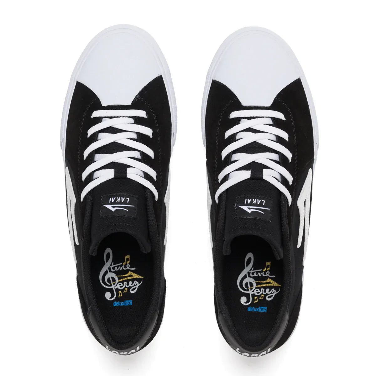 Lakai Shoes Flaco II - Black/White Suede