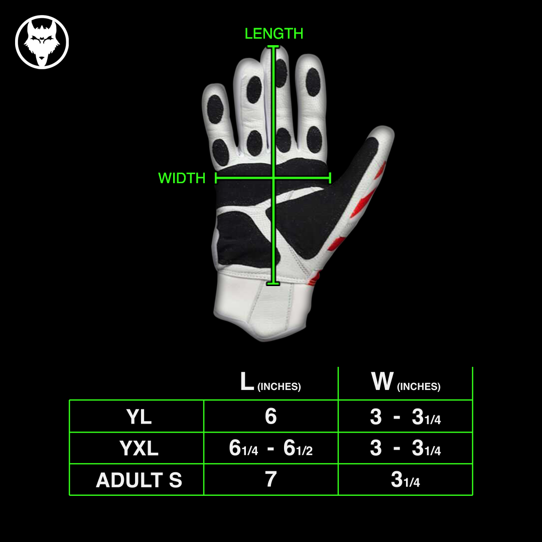 Prowler Red Batting Gloves