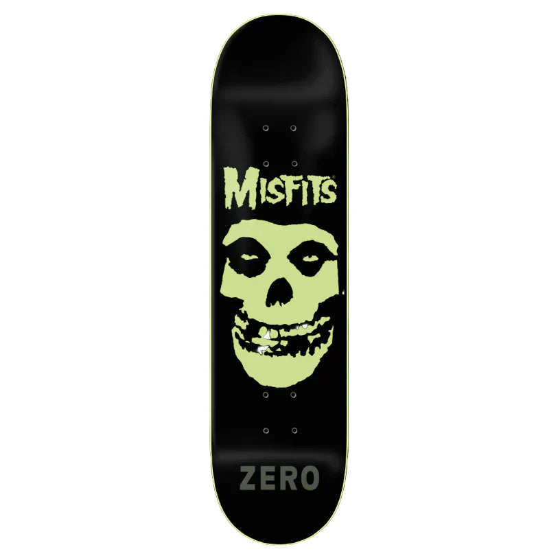 Zero Misfits Fiend Skull Deck - 8.25″ Glow in The Dark