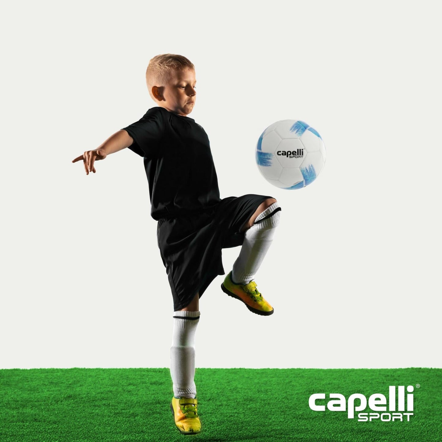 Capelli Sport Tribeca Strike Team Soccer Ball Size 3 Blue/Turquoise