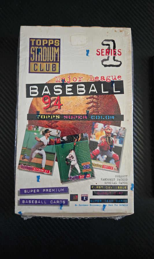 1994 Topps Stadium Club Series 1 Major League Baseball Box