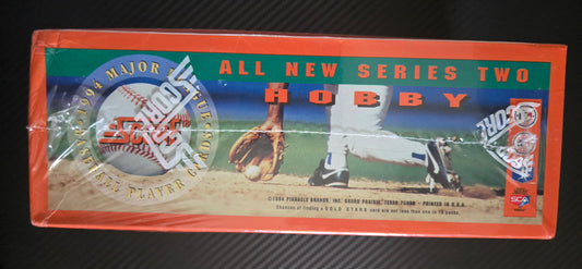 1994 Score Major League Baseball Series Two Hobby Box