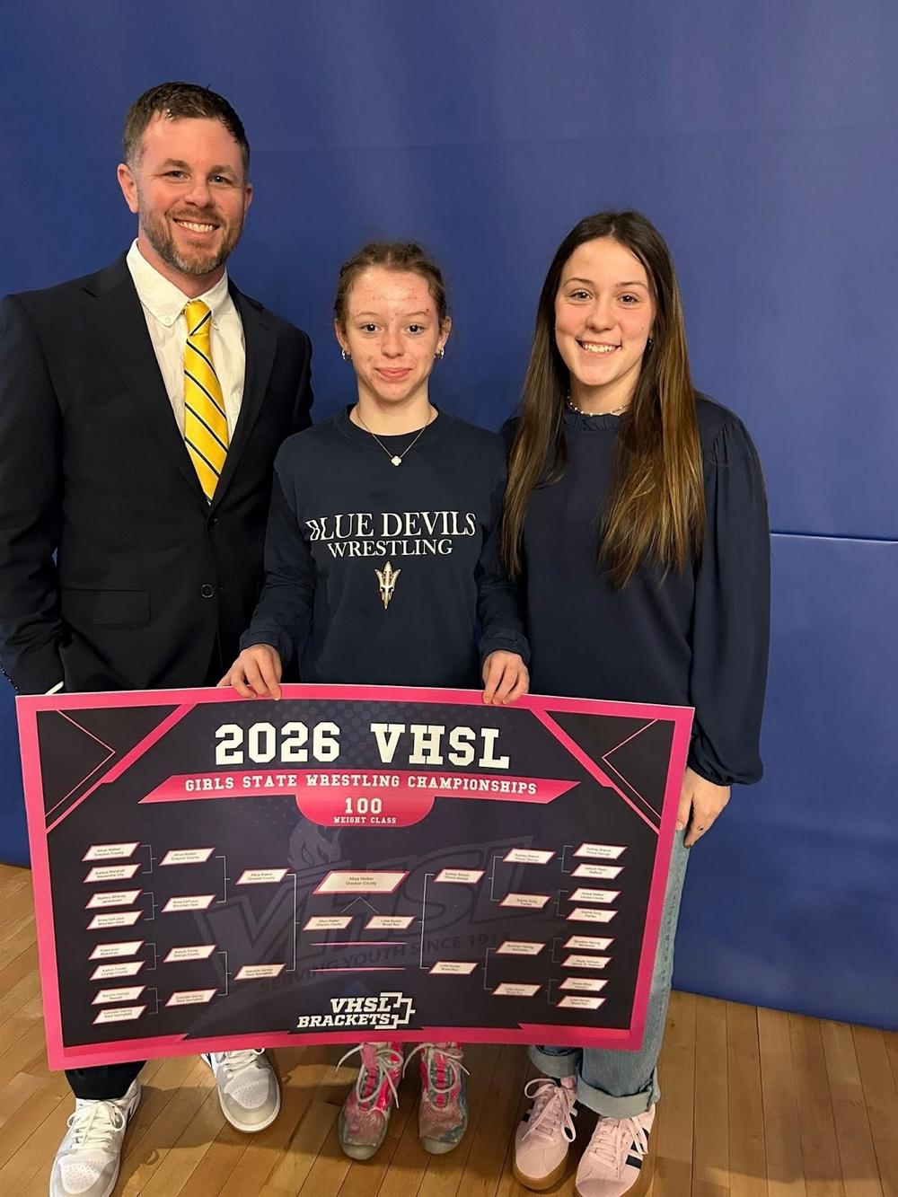 Walker wins historic first as girls wrestling enters new era in Virginia