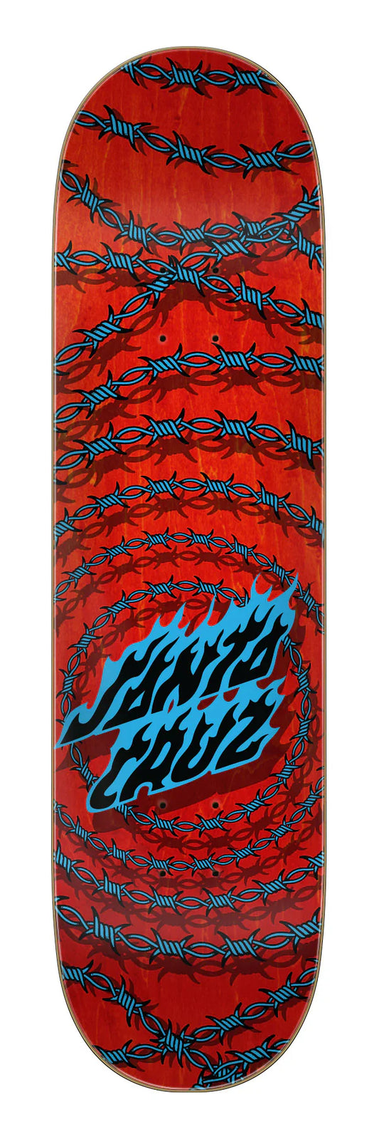 Santa Cruz Wired Flame Birch Skateboard Deck - 8.25"