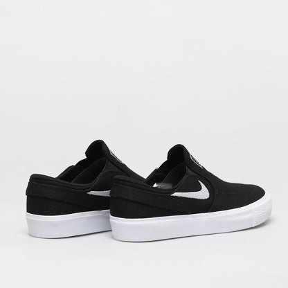 Nike Shoes SB Stefan Janoski Canvas Slip (GS) Youth - Black/White