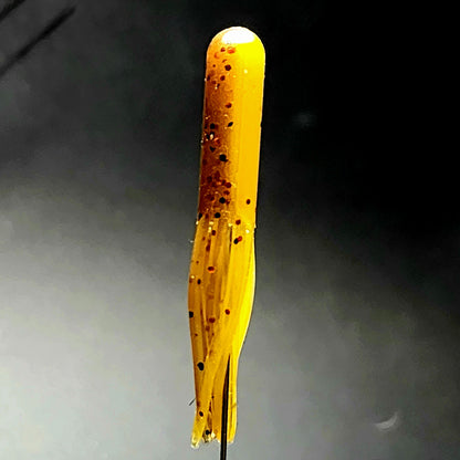 Jar of 1.8" Micro Hollow Tube "The Whisker-Doodle Dangleworm"
