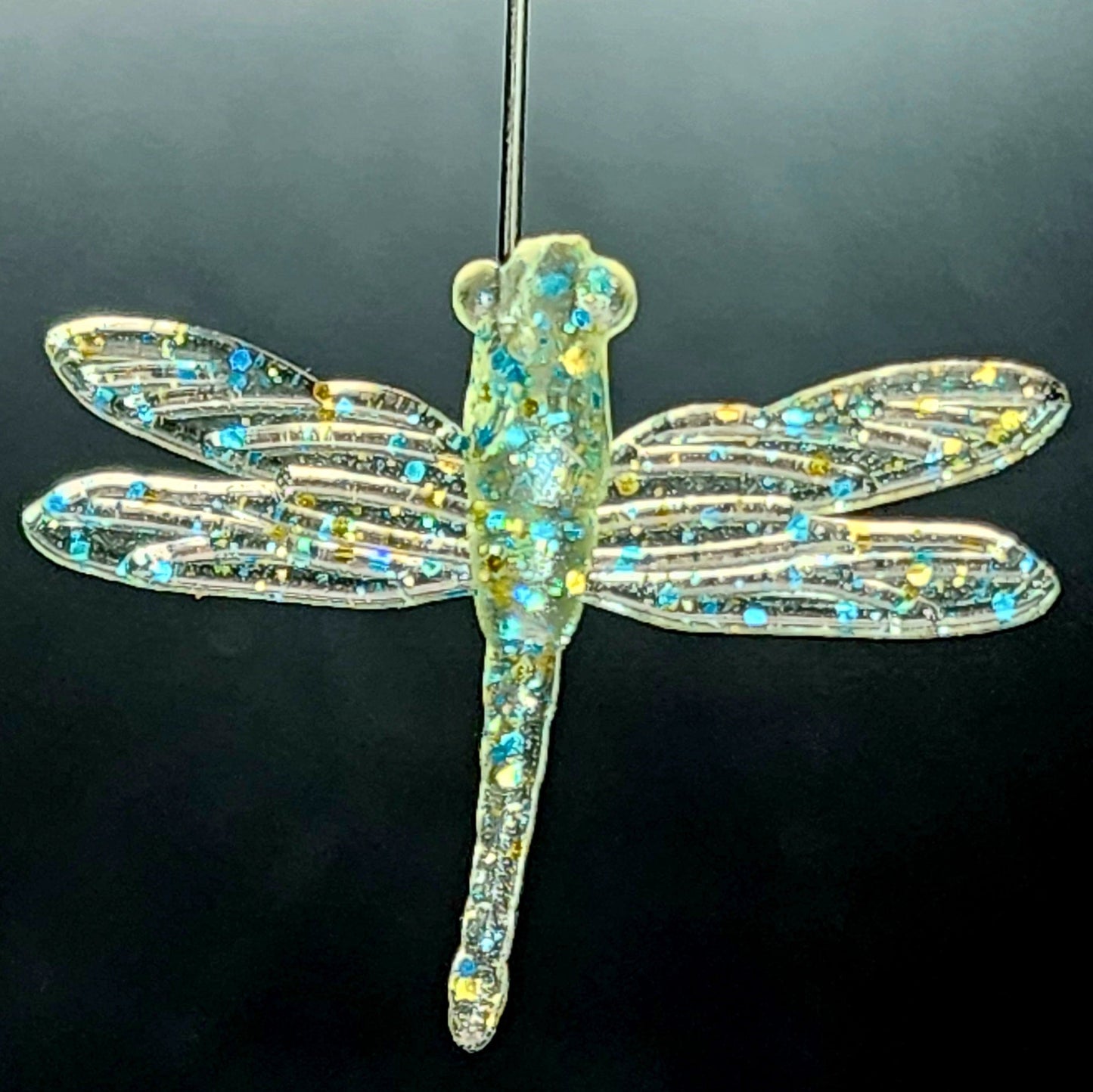Jar of 1" Floating Dragonfly "The Skeeter Hawk"