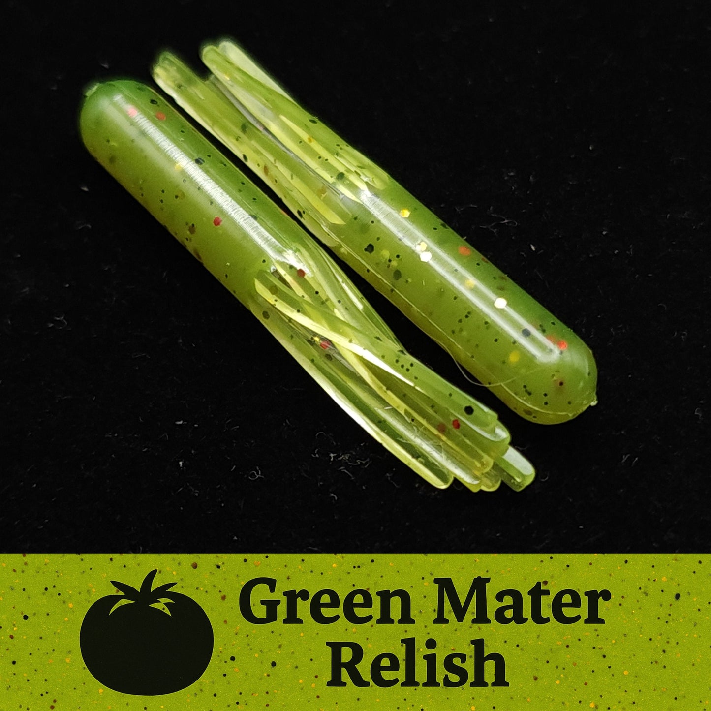 Jar of 1.8" Micro Hollow Tube "The Whisker-Doodle Dangleworm"