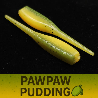 Jar of 2" Baby Shad "The Needlebutt Shad"