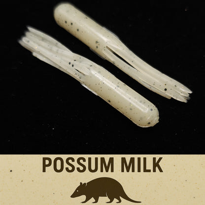 Jar of 1.8" Micro Hollow Tube "The Whisker-Doodle Dangleworm"