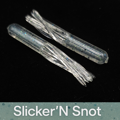 Jar of 1.8" Micro Hollow Tube "The Whisker-Doodle Dangleworm"