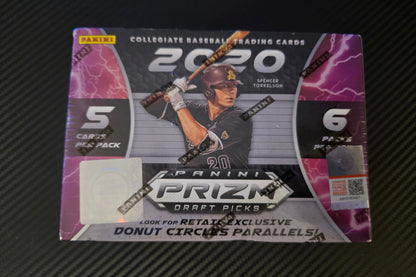 2020 Panini Prizm Draft Picks Collegiate Baseball Hobby Box