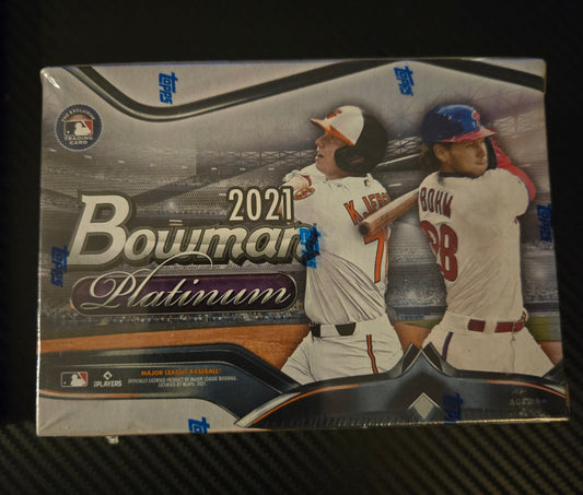 2021 Topps Bowman Platinum Baseball Blaster Box