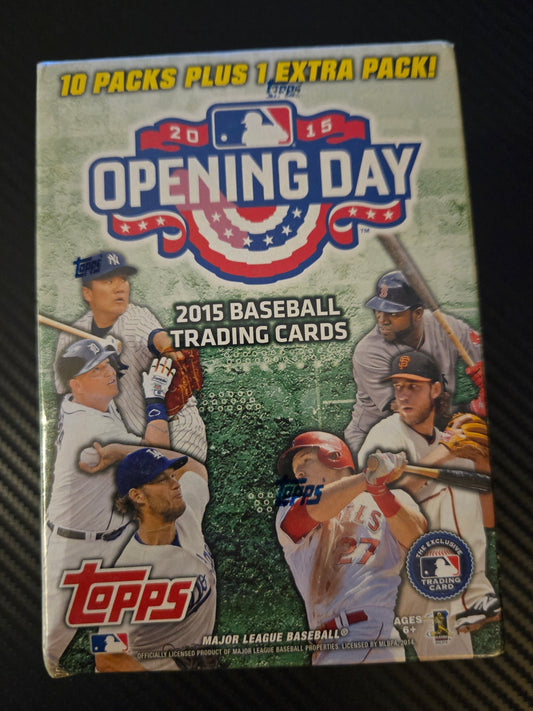2015 Topps Opening Day Baseball Trading Cards Blaster Box