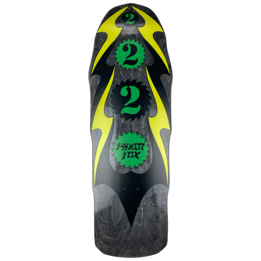 Schmitt Stix Ripsaw 2 Skateboard Deck - 10" Black Stain