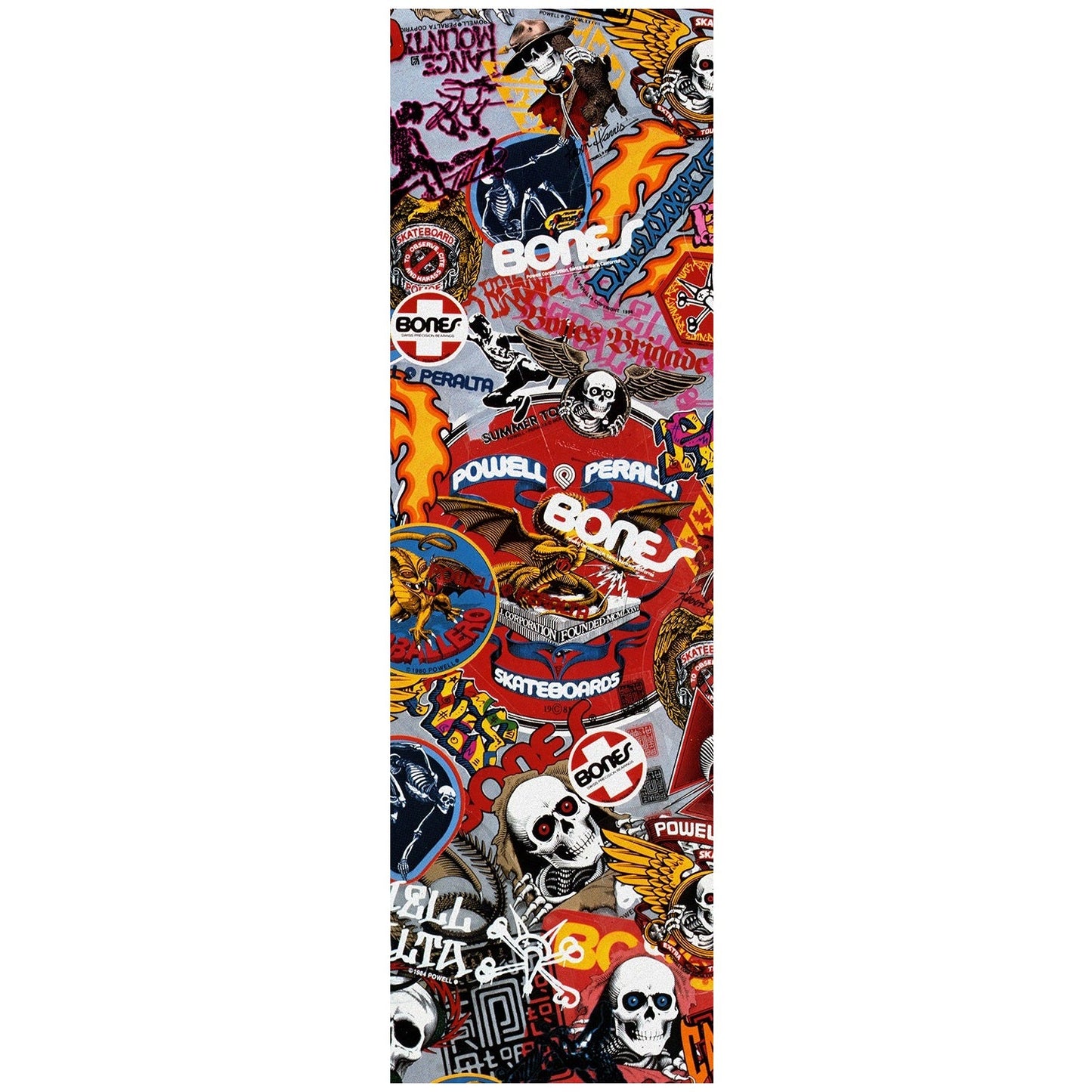 Powell Peralta OG Stickers Griptape 9"x33" - White