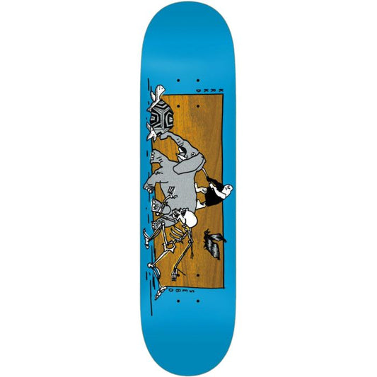 Krooked Sebo Marathon Skateboard Deck - 8.06″ Blue/Multi