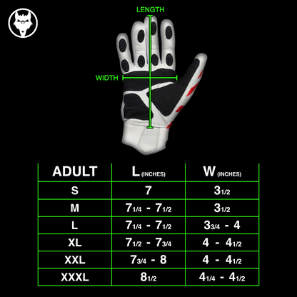 Prowler Black Batting Gloves