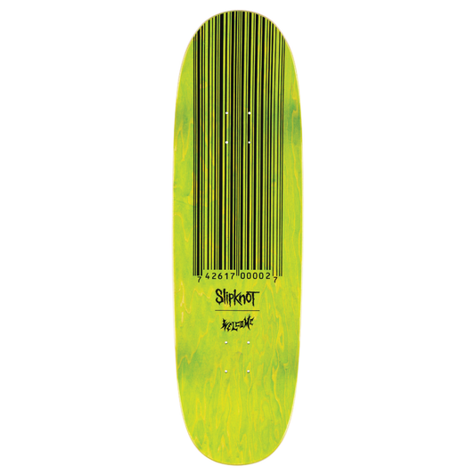 Welcome x Slipknot Oval Logo on Boline 2.0 - 9.5" Black/Green Stain