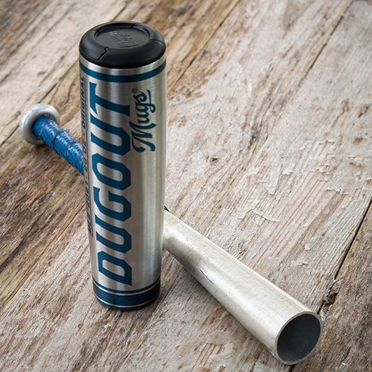 Colorado Rockies "CR" Metal Dugout Mug | Stainless Steel Baseball Bat Mug