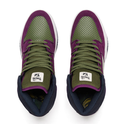 Lakai Shoes Telford - Grape/Olive Suede