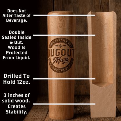 Texas Rangers Dugout Mug® | Baseball Bat Mug Collective