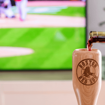 Boston Red Sox Wined Up® | Baseball Bat Wine Mug Collective