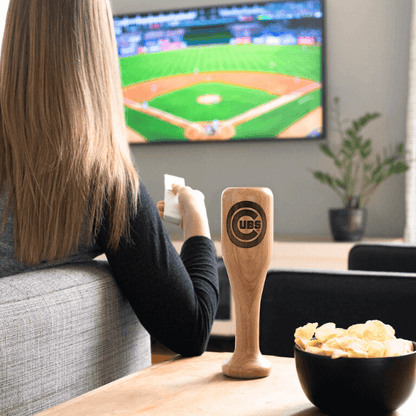Chicago Cubs Wined Up® | Baseball Bat Wine Mug Collective