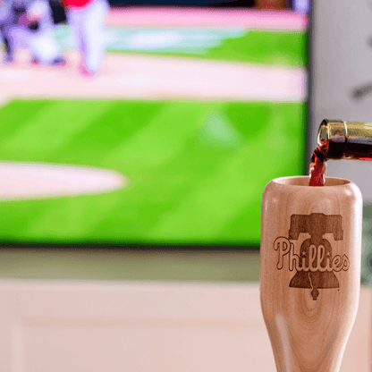 Philadelphia Phillies Wined Up®| Baseball Bat Wine Mug Collective
