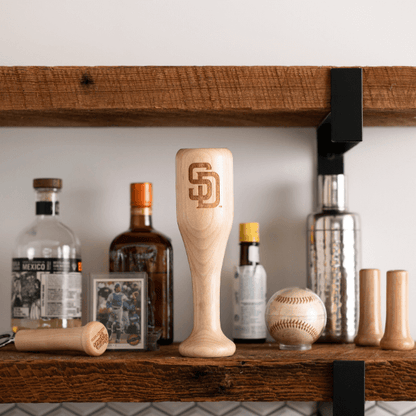 San Diego Padres "SD" Wined Up® | Baseball Bat Wine Mug Collective
