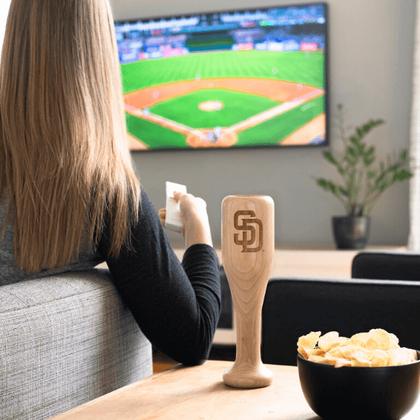San Diego Padres "SD" Wined Up® | Baseball Bat Wine Mug Collective