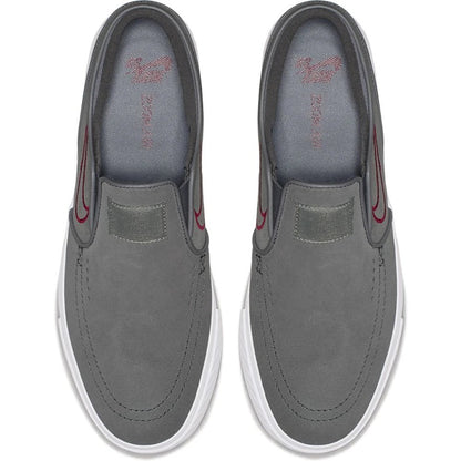 Nike Shoes SB Zoom Stefan Janoski Slip-On - Gunsmoke/Gunsmoke-Red Crush