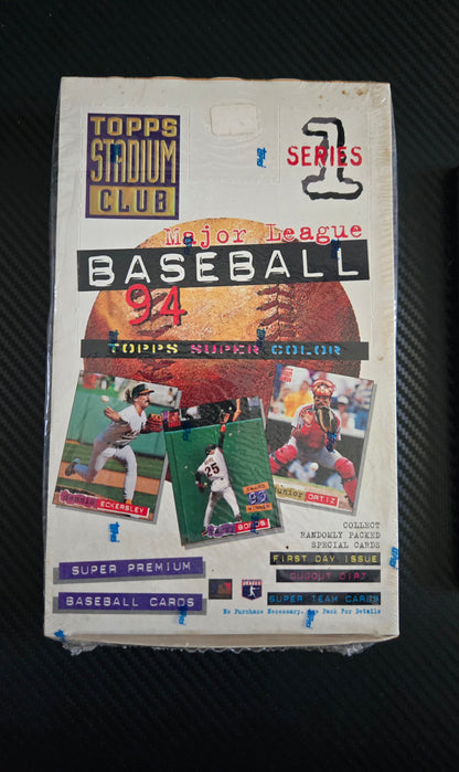 1994 Topps Stadium Club Series 1 Major League Baseball Box
