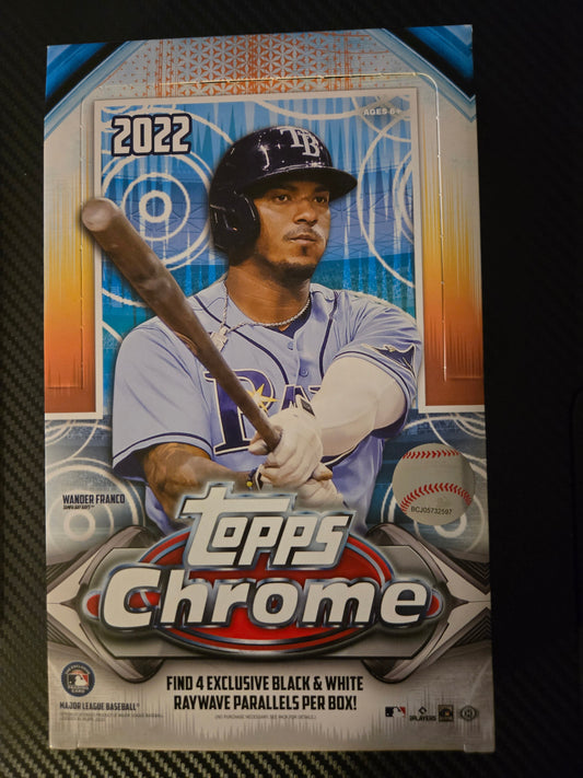 2022 Topps Chrome Sonic Baseball Hobby Box (Box is not sealed)