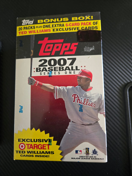 2007 Topps Baseball Series One Bonus Box