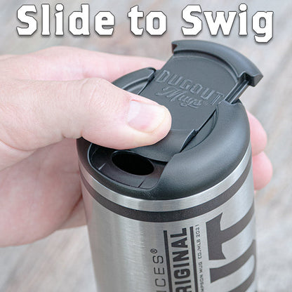 Arizona Diamondbacks "A" Metal Dugout Mug | Stainless Steel Baseball Bat Mug