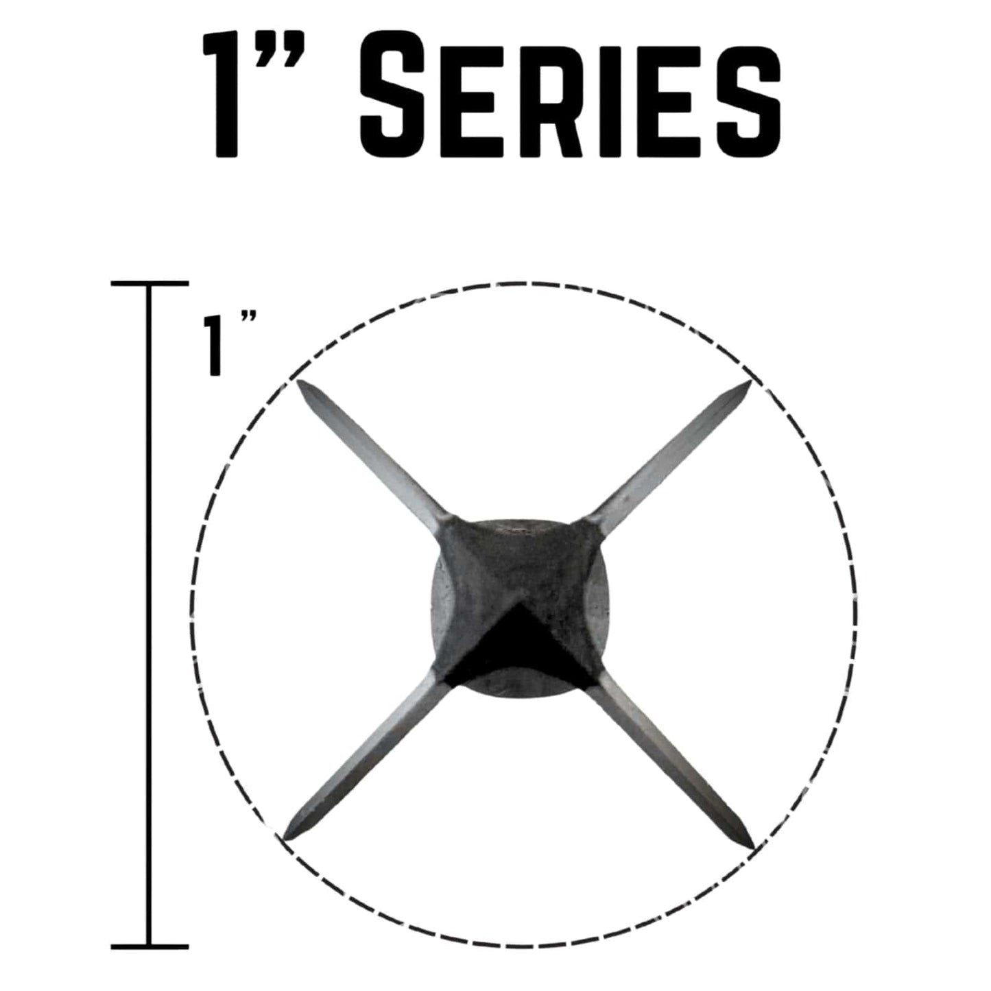 TOTA | 100 grain broadhead | 1-inch vented | fixed blade